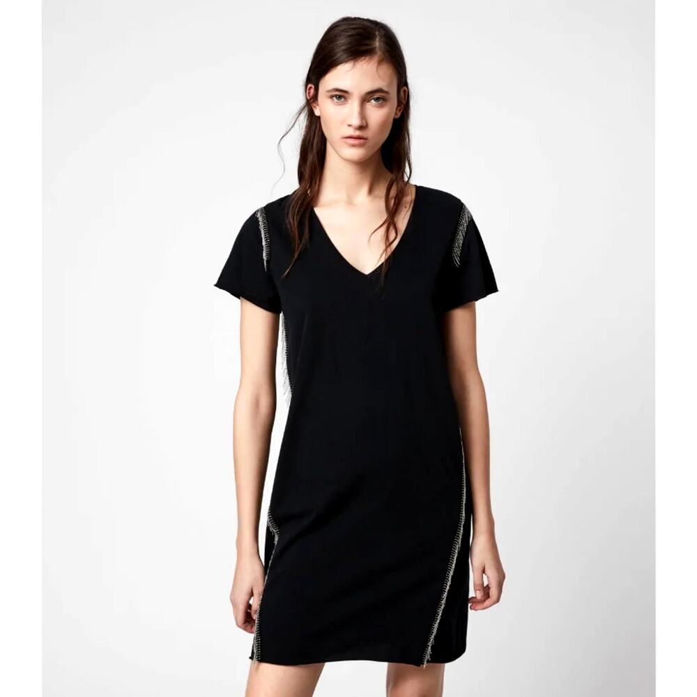 ALLSAINTS Emelyn chain tee dress size small